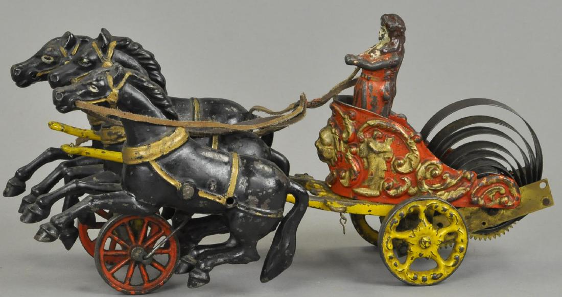HUBLEY CLOCKWORK ROMAN CHARIOT (1 of 3)