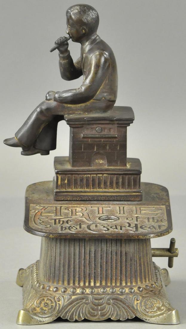 ARTIE FIGURAL CLOCKWORK CIGAR CUTTER (1 of 5)
