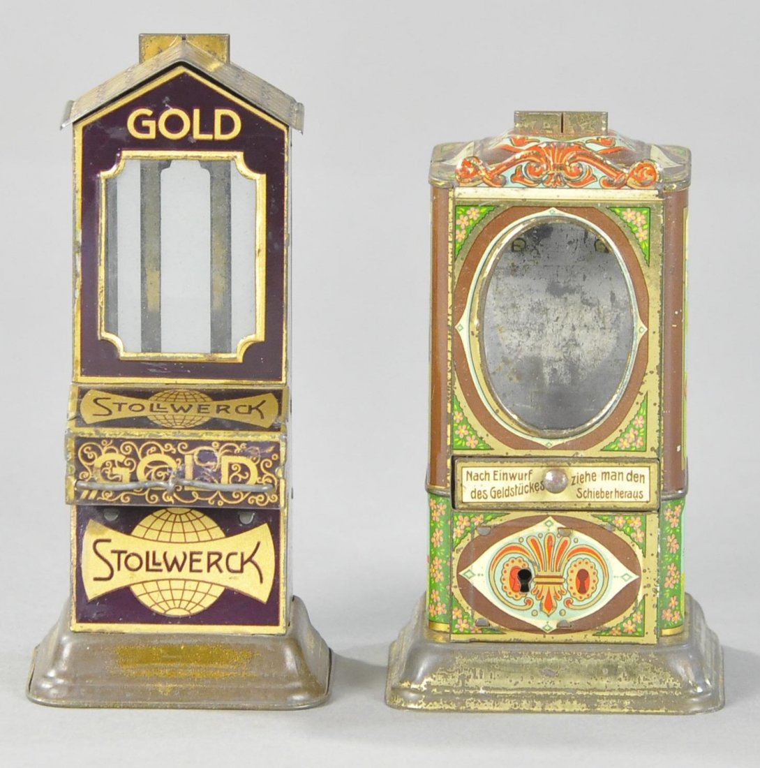 PAIR OF GERMAN VENDING BANKS (1 of 2)
