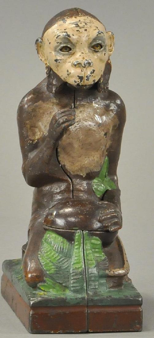 MONKEY AND COCONUT MECHANICAL BANK (1 of 4)