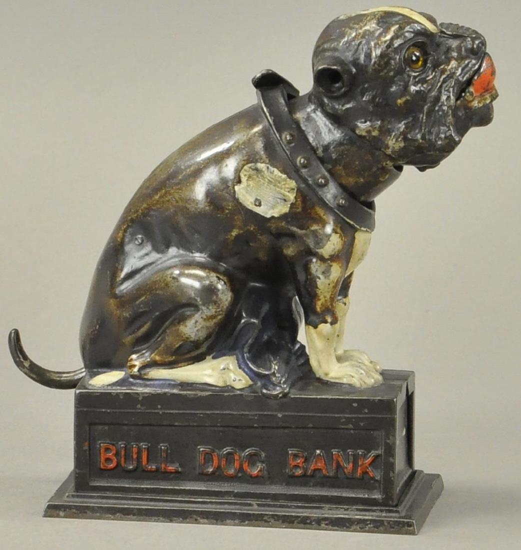 BULLDOG PULL TAIL MECHANICAL BANK (1 of 4)