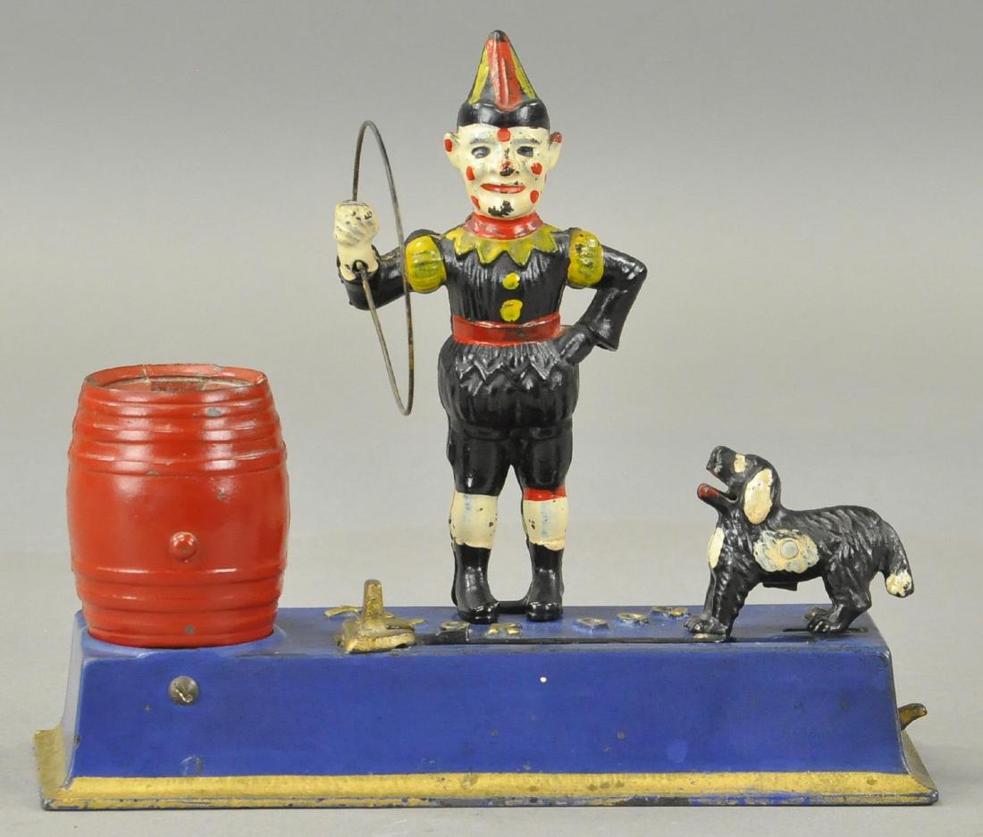 TRICK DOG IRON MECHANICAL BANK (1 of 3)