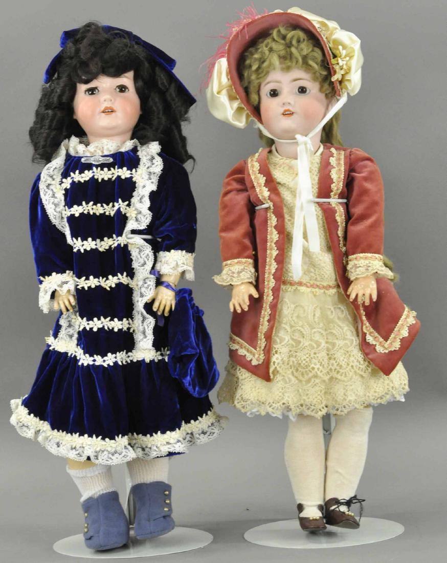 LOT OF TWO GERMAN BISQUE DOLLS (1 of 6)