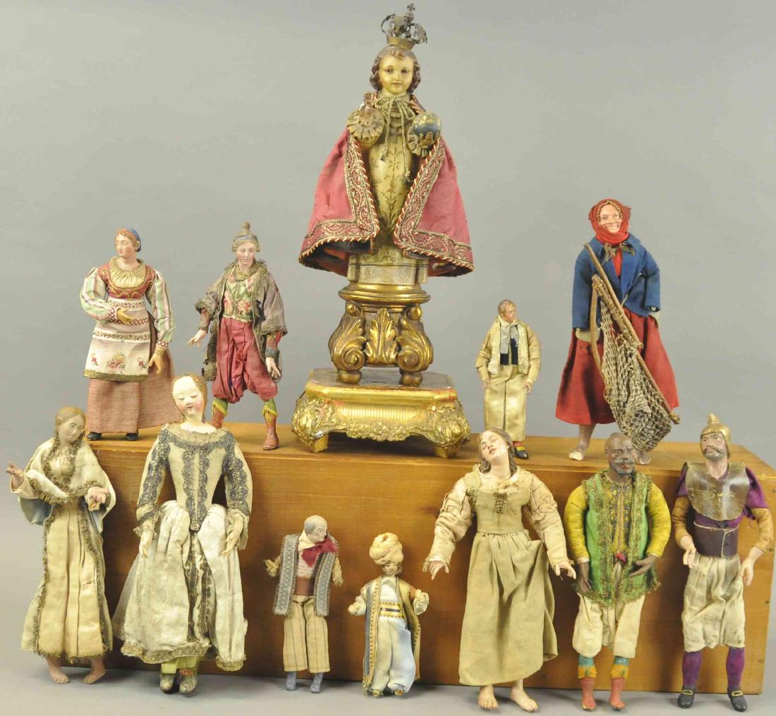 CHRIST CHILD AND NEOPOLITAN FIGURES (1 of 6)