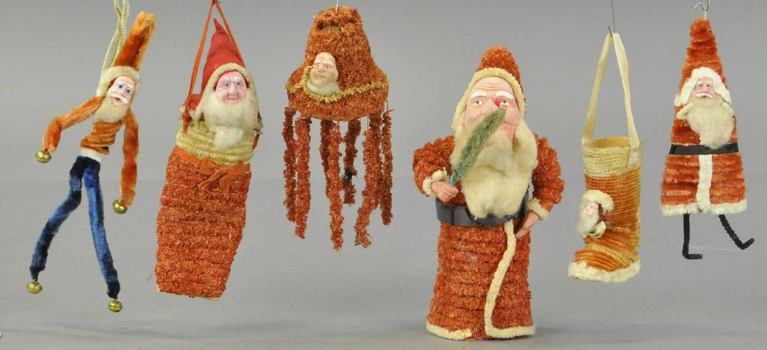 SIX CHENILLE SANTAS (1 of 2)
