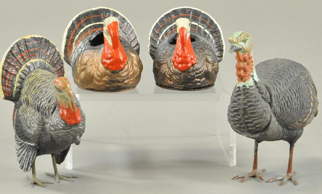 FOUR COMPOSITION TURKEYS (1 of 2)