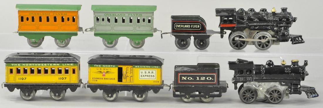 TWO WIND-UP AMERICAN FLYER PASSENGER SETS (1 of 3)