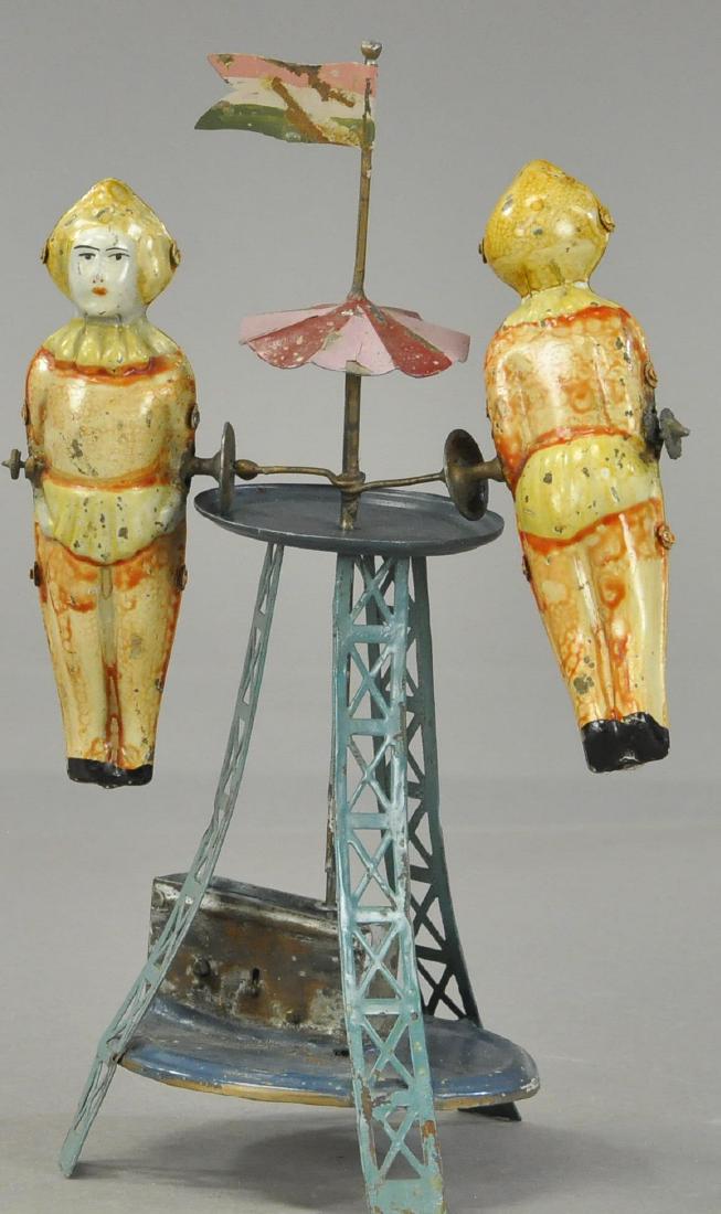 CLOCKWORK TWIRLING CLOWN CAROUSEL (1 of 3)