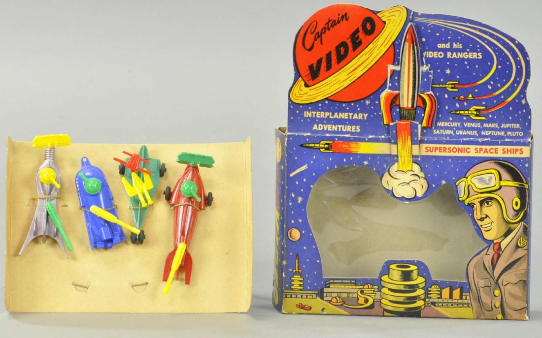 LIDO TOY CO. CAPTAIN VIDEO SUPERSONIC SPACE SHIPS (1 of 3)