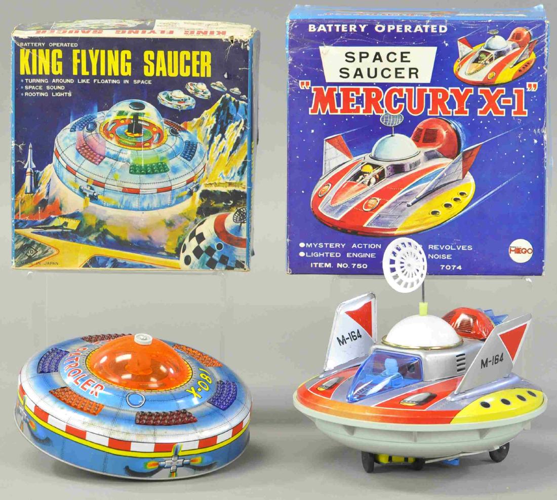 KO KING FLYING SAUCER & YONEZAWA " MERCURY X-1" (1 of 3)