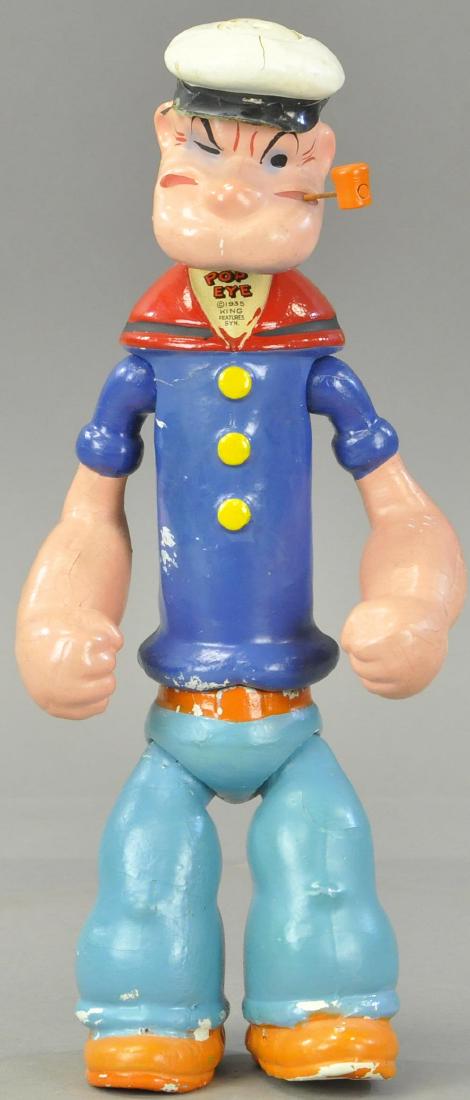 POPEYE JOINTED WOODEN FIGURE - KING SYNDICATE (1 of 3)