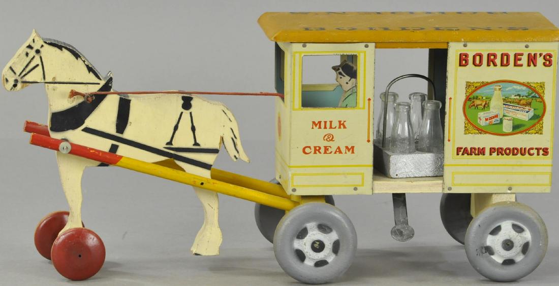 BORDEN'S MILK & CREAM FARM PRODUCTS WAGON (1 of 3)