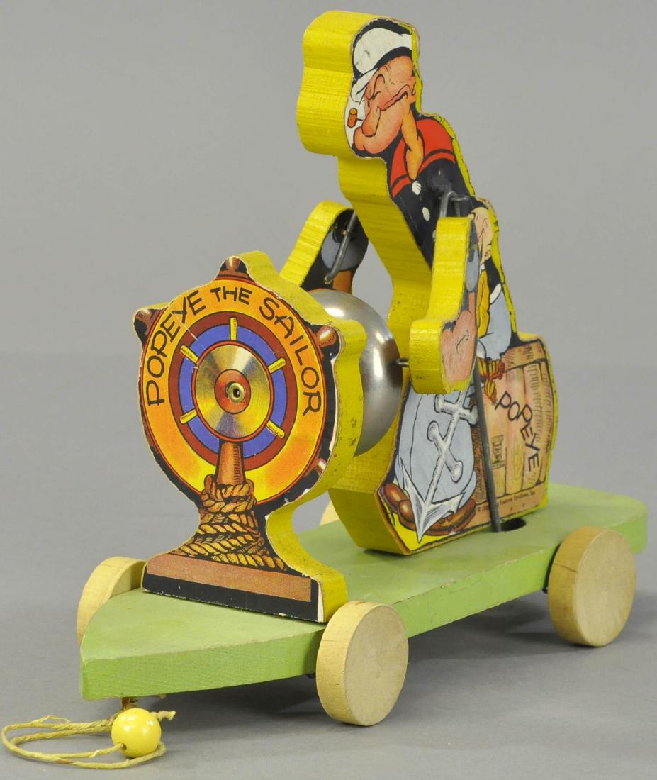 FISHER PRICE POPEYE THE SAILOR: 1254. FISHER PRICE POPEYE THE SAILOR | All Original Condition. | 12" l.