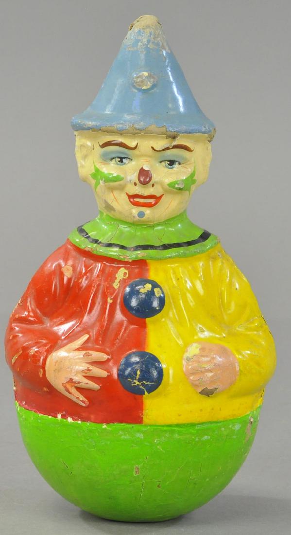 SMALL SCHOENHUT CLOWN ROLY POLY (1 of 3)
