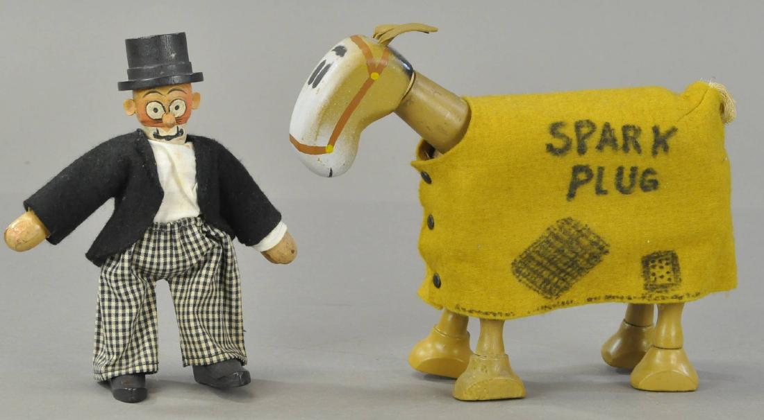 SCHOENHUT BARNEY GOOGLE W/ SPARK PLUG (1 of 3)