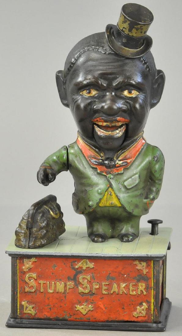 STUMP SPEAKER MECHANICAL BANK (1 of 3)