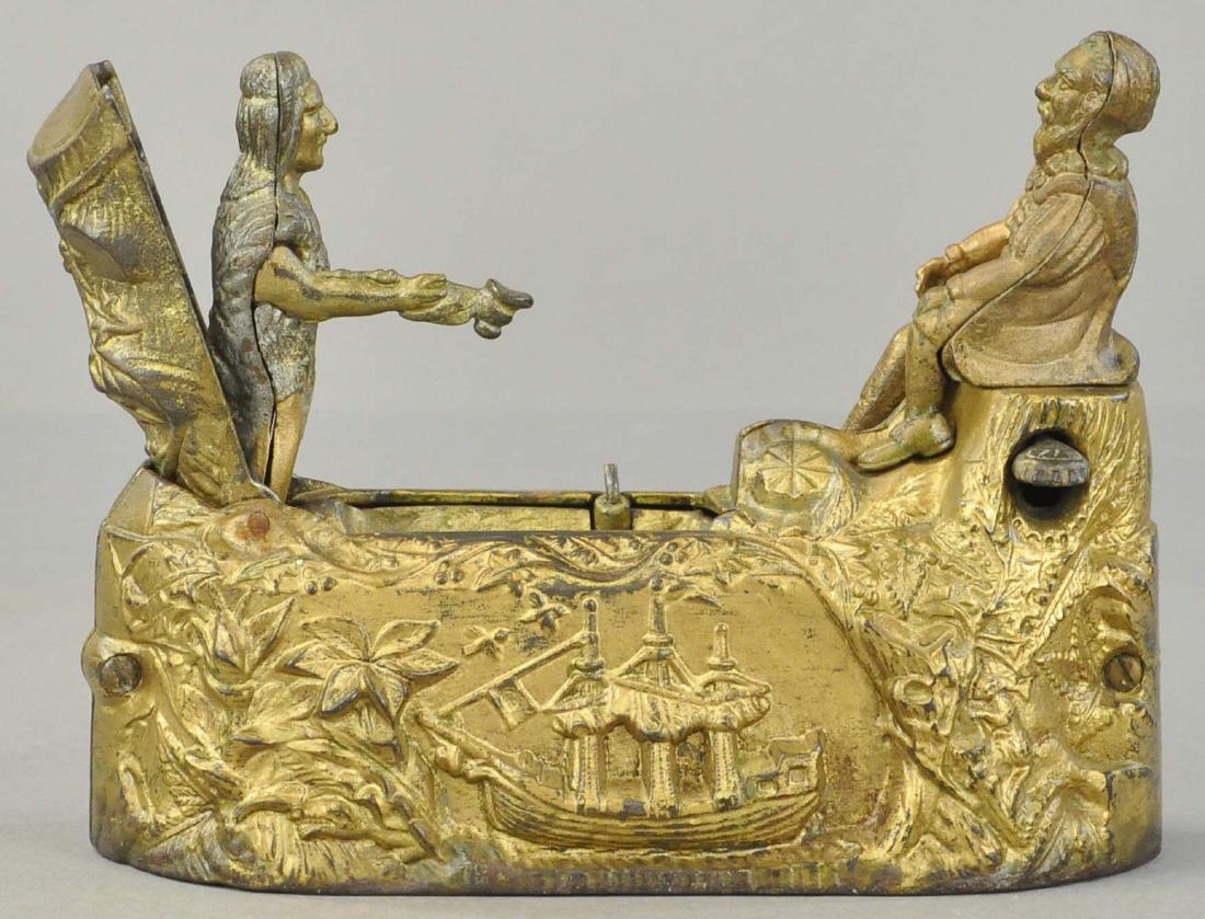 COLUMBUS WORLDS FAIR MECHANICAL BANK (1 of 4)