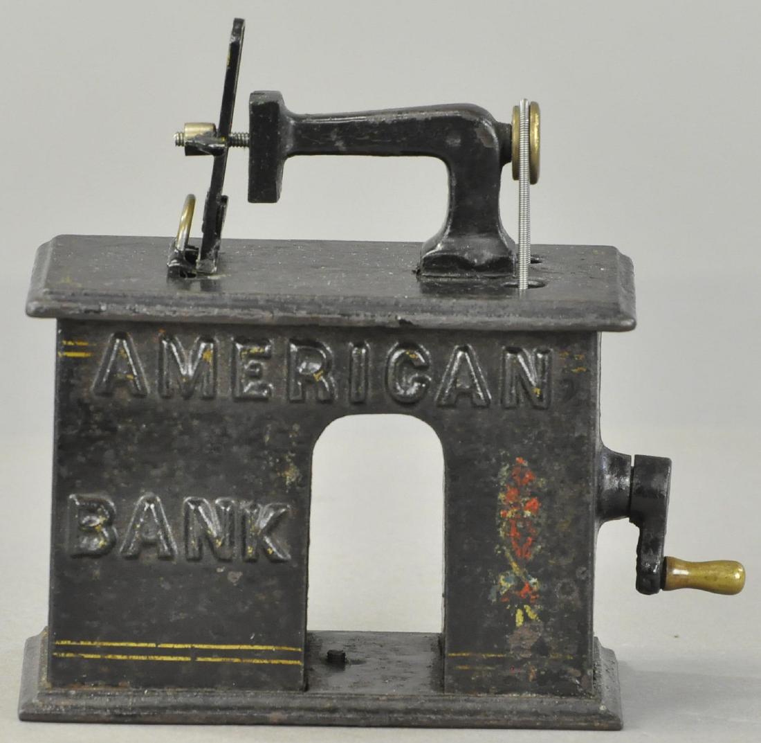 American Sewing Machine Mechanical Bank