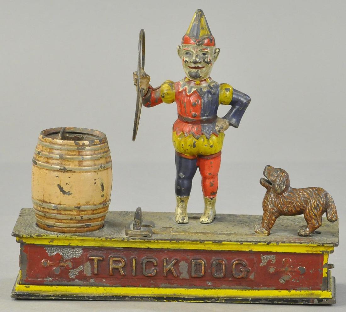 SHEPARD HARDWARE TRUCK DOG MECHANICAL BANK (1 of 3)