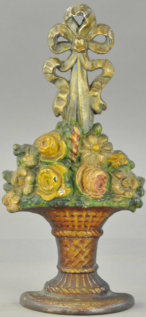 TALL FLOWER BASKET DOORSTOP (1 of 2)