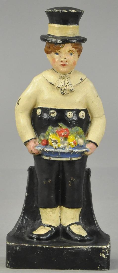 BOY WITH FRUIT BASKET DOORSTOP (1 of 2)