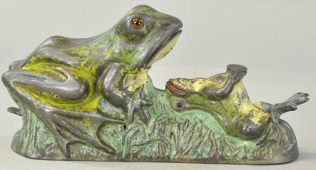 TWO FROGS MECHANICAL BANK (1 of 3)