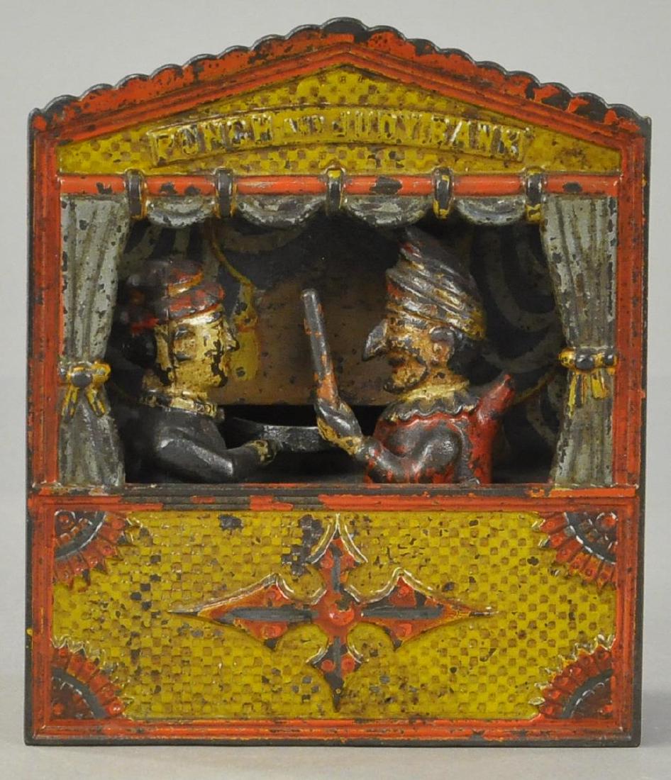 PUNCH & JUDY MECHANICAL BANK - SMALL LETTERS (1 of 3)