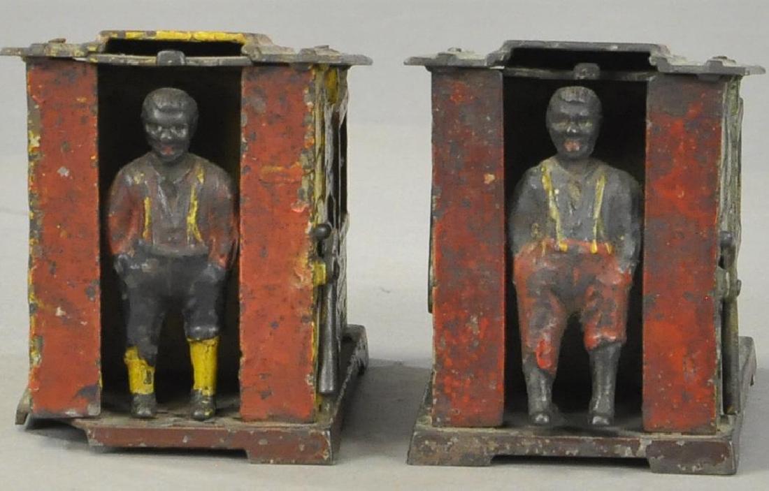 PAIR OF CABIN MECHANICAL BANKS (1 of 3)