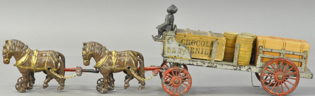HUBLEY FOUR HORSES DRAY CART (1 of 3)