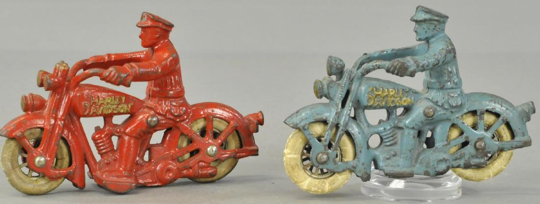 LOT OF TWO HARLEY COPY CYCLES: 1588. LOT OF TWO HARLEY COPY CYCLES | All Original Condition. | 5" l.