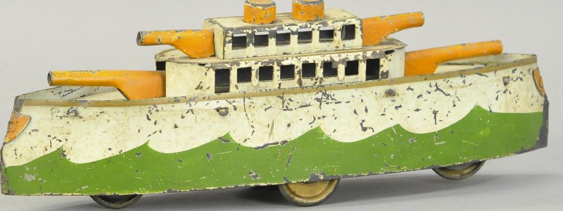 DAYTON BATTLESHIP w/ CANNONS (1 of 3)