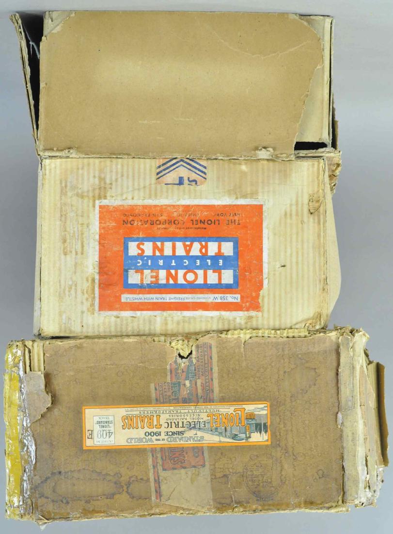THREE PREWAR LIONEL SET BOXES (1 of 4)