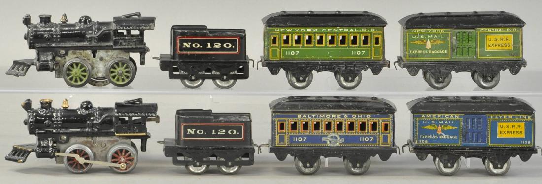 TWO WIND-UP AMERICAN FLYER PASSENGER SETS (1 of 3)