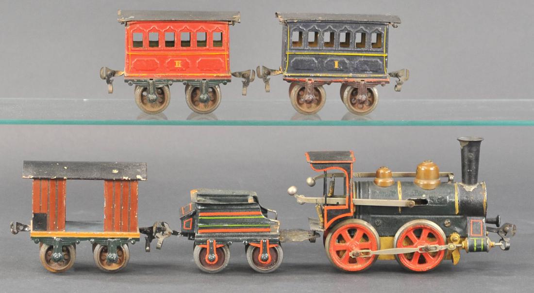 EARLY MARKLIN 0-4-0 THREE CAR SET (1 of 2)