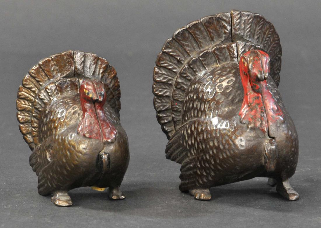 LARGE & SMALL TURKEY STILL BANKS (1 of 3)