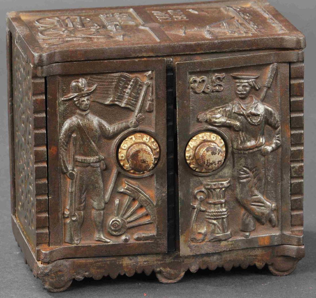 KENTON ARMY/NAVY SAFE STILL BANK (1 of 3)