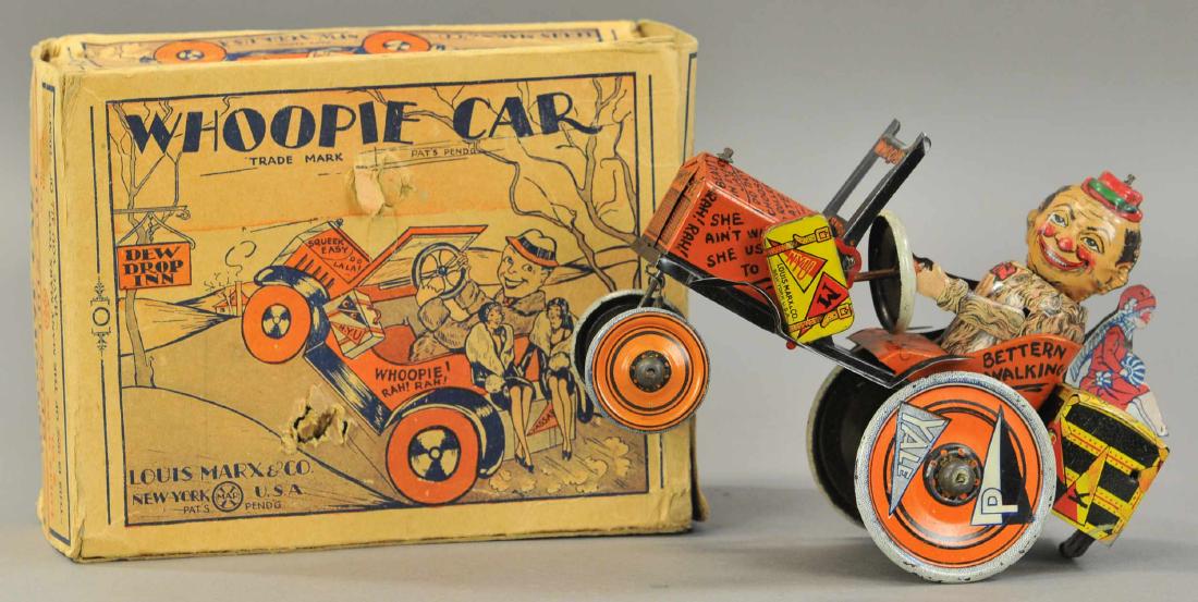 MARX WHOOPIE CRAZY CAR W/BOX (1 of 3)