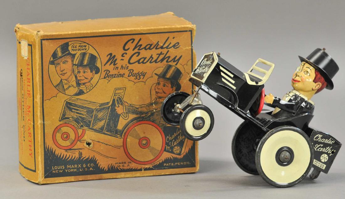 BOXED MARX CHARLIE MCCARTHY BENZINE MOBILE (1 of 3)