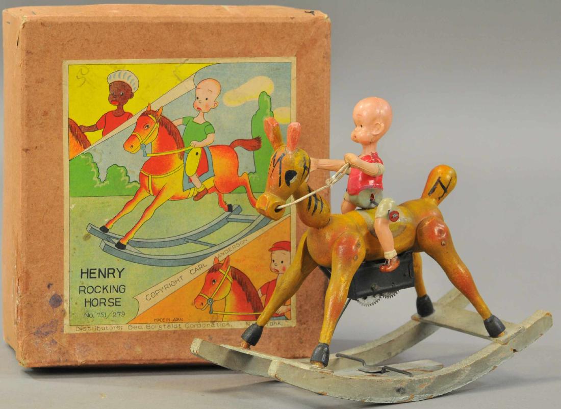 BOXED HENRY ON ROCKING HORSE (1 of 3)