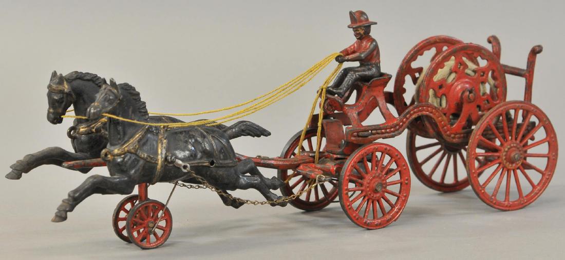 EARLY HUBLEY TWO HORSE HOSE REEL (1 of 3)