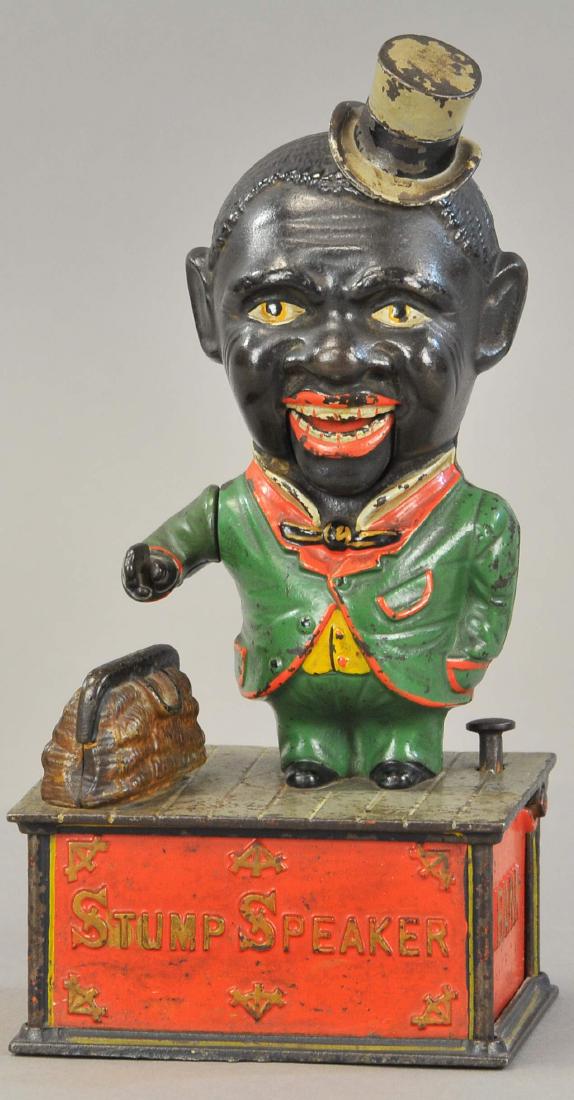 STUMP SPEAKER MECHANICAL BANK (1 of 3)