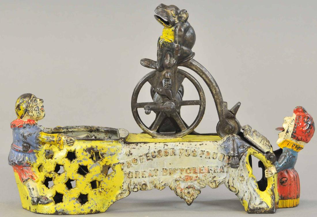 PROFESSOR PUG FROG MECHANICAL BANK (1 of 3)