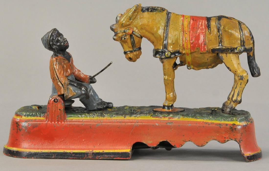 SPISE A MULE MECHANICAL BANK - BENCH (1 of 3)