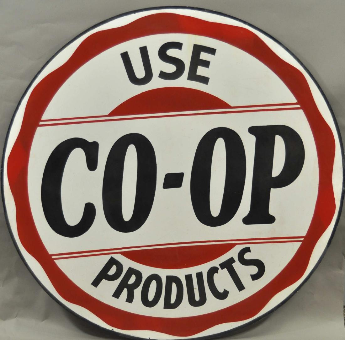 LARGE CO-OP SERVICE STATION SIGN (1 of 2)