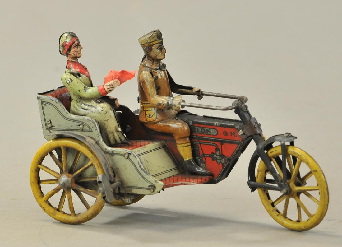 G&K CYCLE W/ SIDECAR & WOMAN (1 of 3)