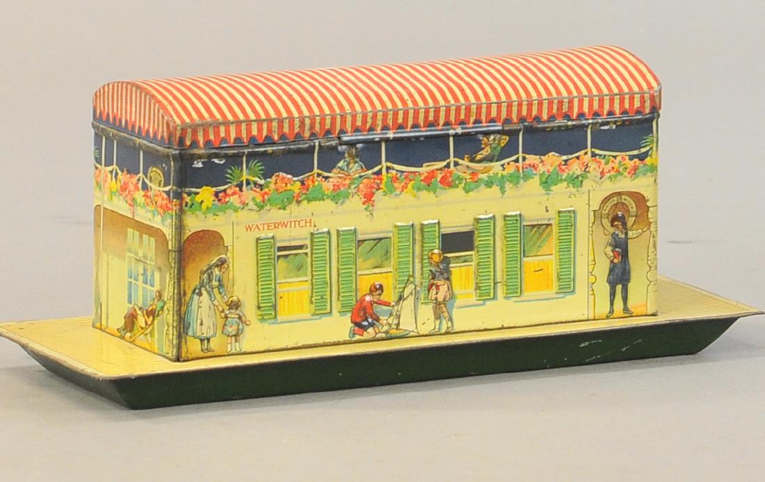WATER WITCH BOAT BISCUIT TIN (1 of 3)