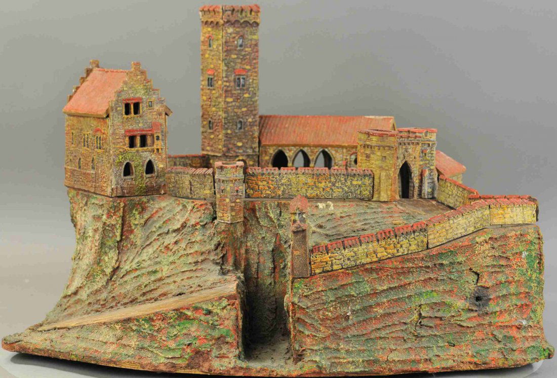 LARGE ELASTOLIN MEDIEVAL CASTLE (1 of 4)