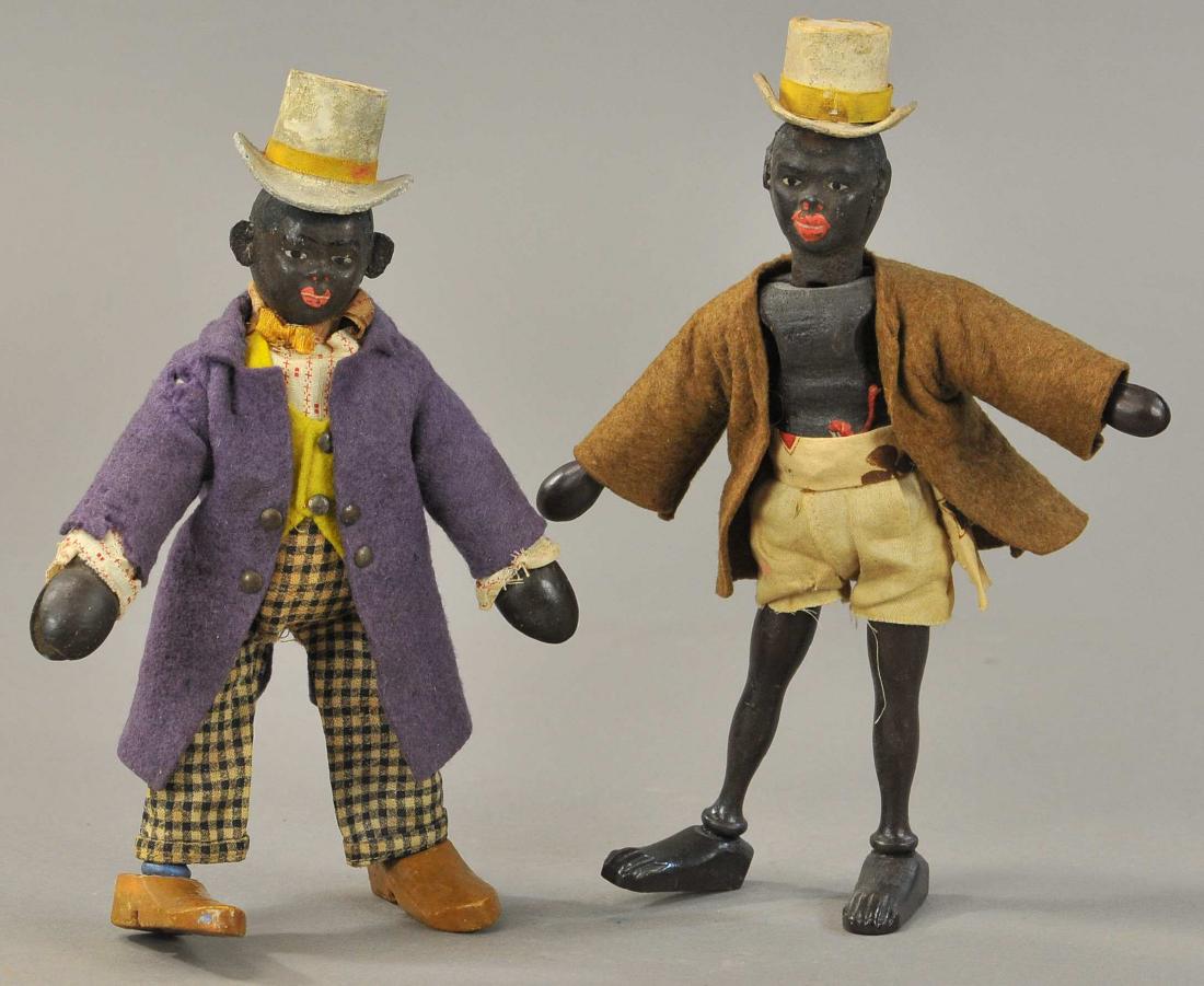 TWO SCHOENHUT BLACK DUDES (1 of 3)