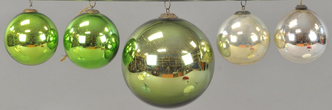 FIVE VARIOUS COLORED KUGELS (1 of 2)