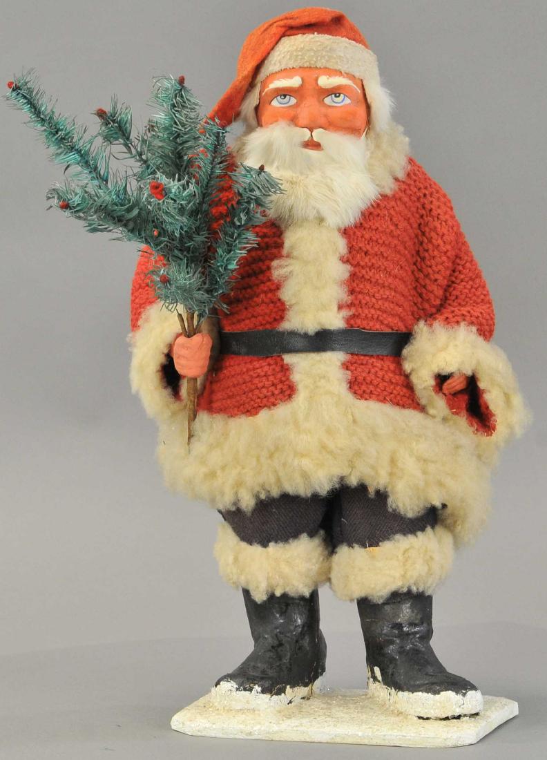 SANTA CLAUS IN KNITTED WOOL COAT (1 of 4)